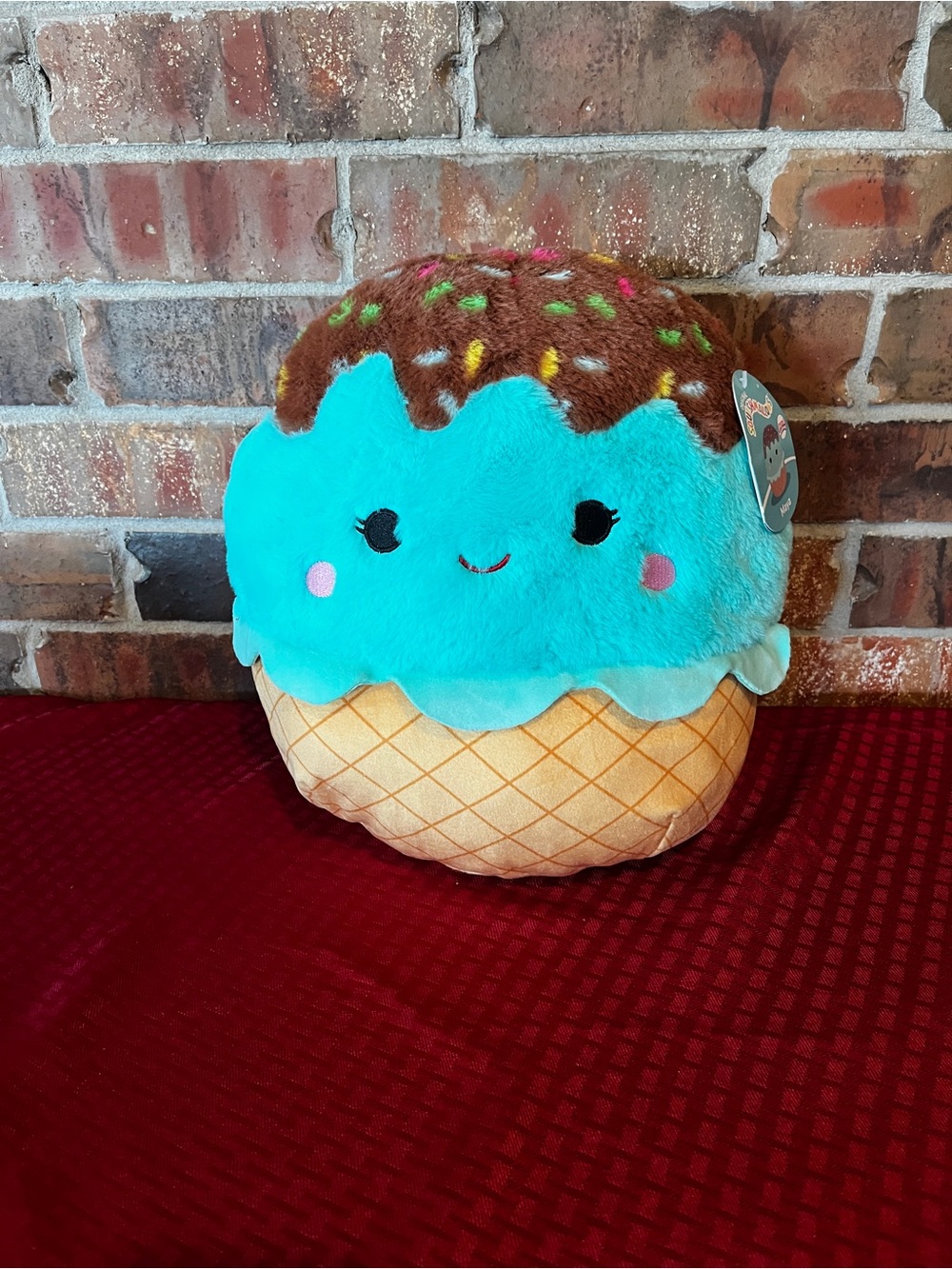 NEW Squishmallows 12" Maya Mint Ice Cream Sundae Plush NWT 2022 Fuzz A Mallow